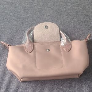BNWOT Compact Mini Tote Bag in Blush Pink